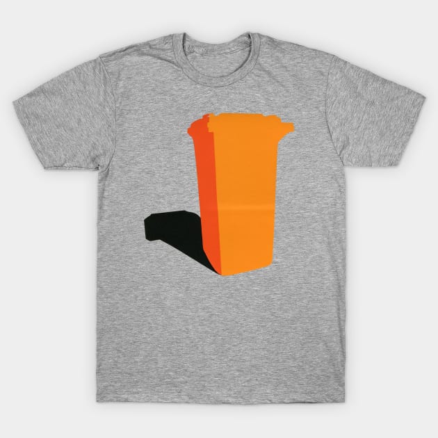 Orange Garbage Bin T-Shirt by Rosi Feist